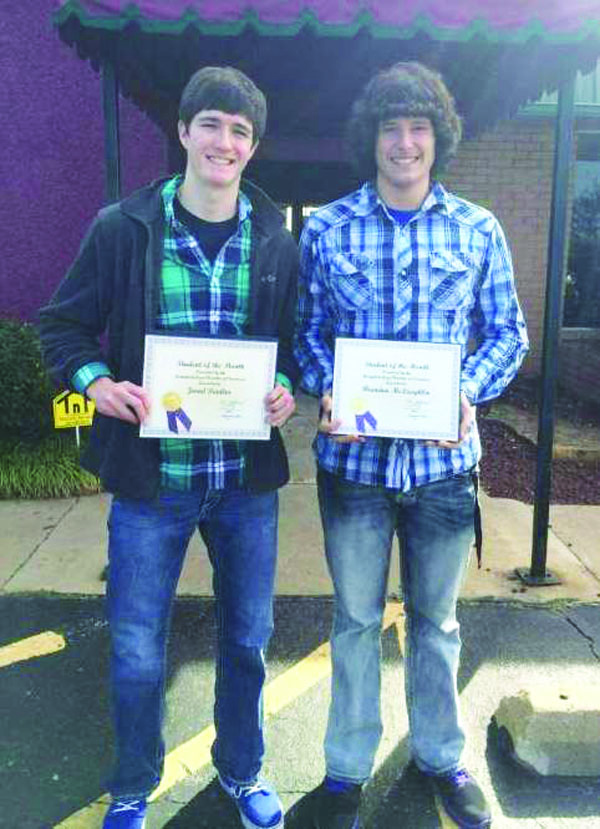 STUDENTS OF THE MONTH