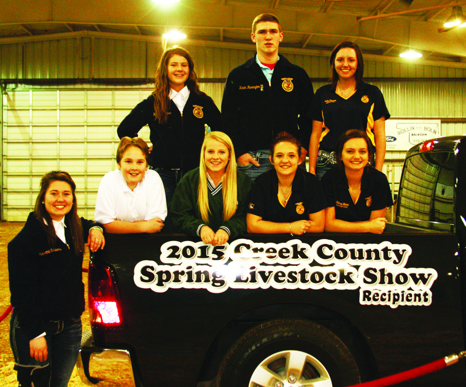 CREEK COUNTY LIVESTOCK SPRING SHOW RESULTS
