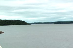A view of Keystone Lake levels.