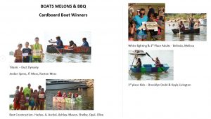 Cardboard Boat Winners