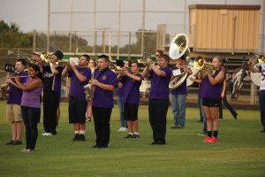 MHS Band performing at the Fall Watermelon Feast.
