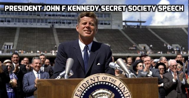 President Fohn F. Kennedy Speech Given In New York City April 27, 1961