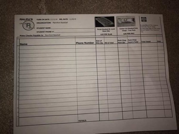 Mannford Baseball Fundraiser